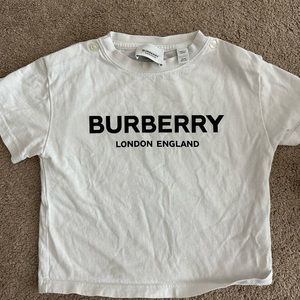 Burberry toddler t shirt 18 months